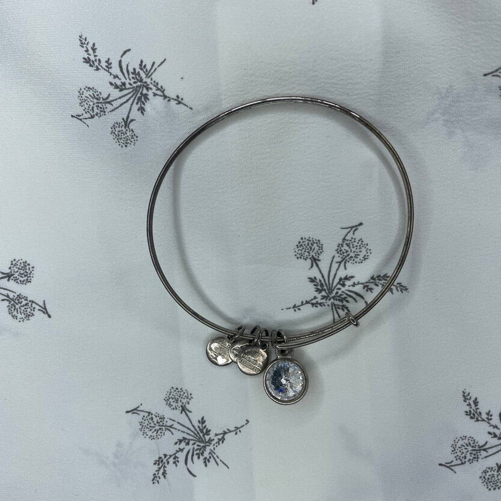 Alex & Ani April birthstone bangle